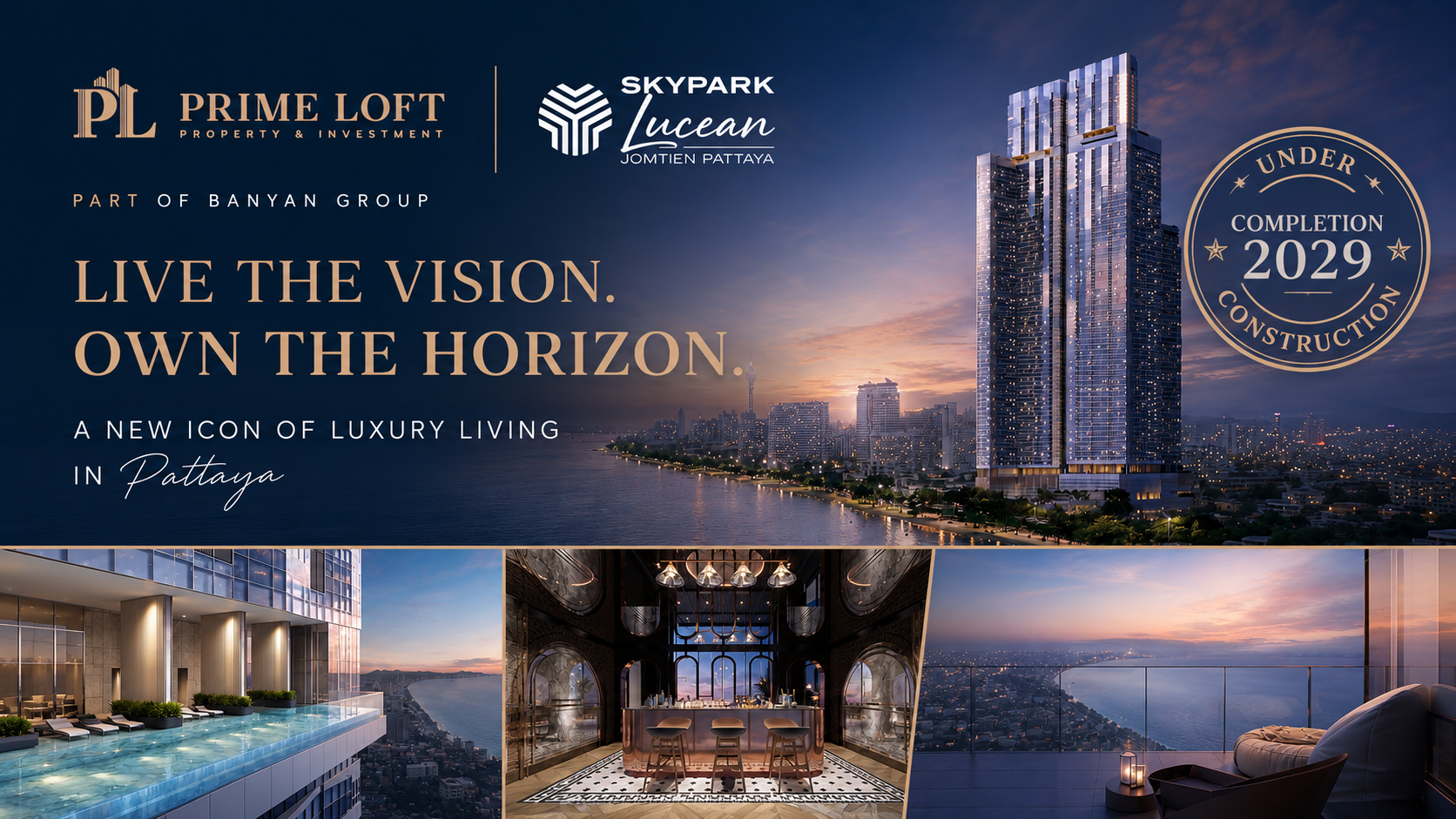 SkyPark Lucean Jomtien Pattaya by Prime Loft