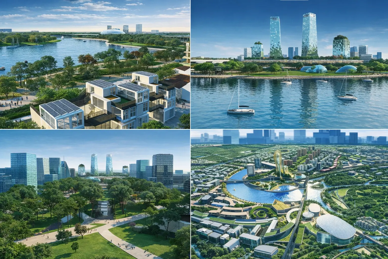 Concept renders of the EECiti smart city