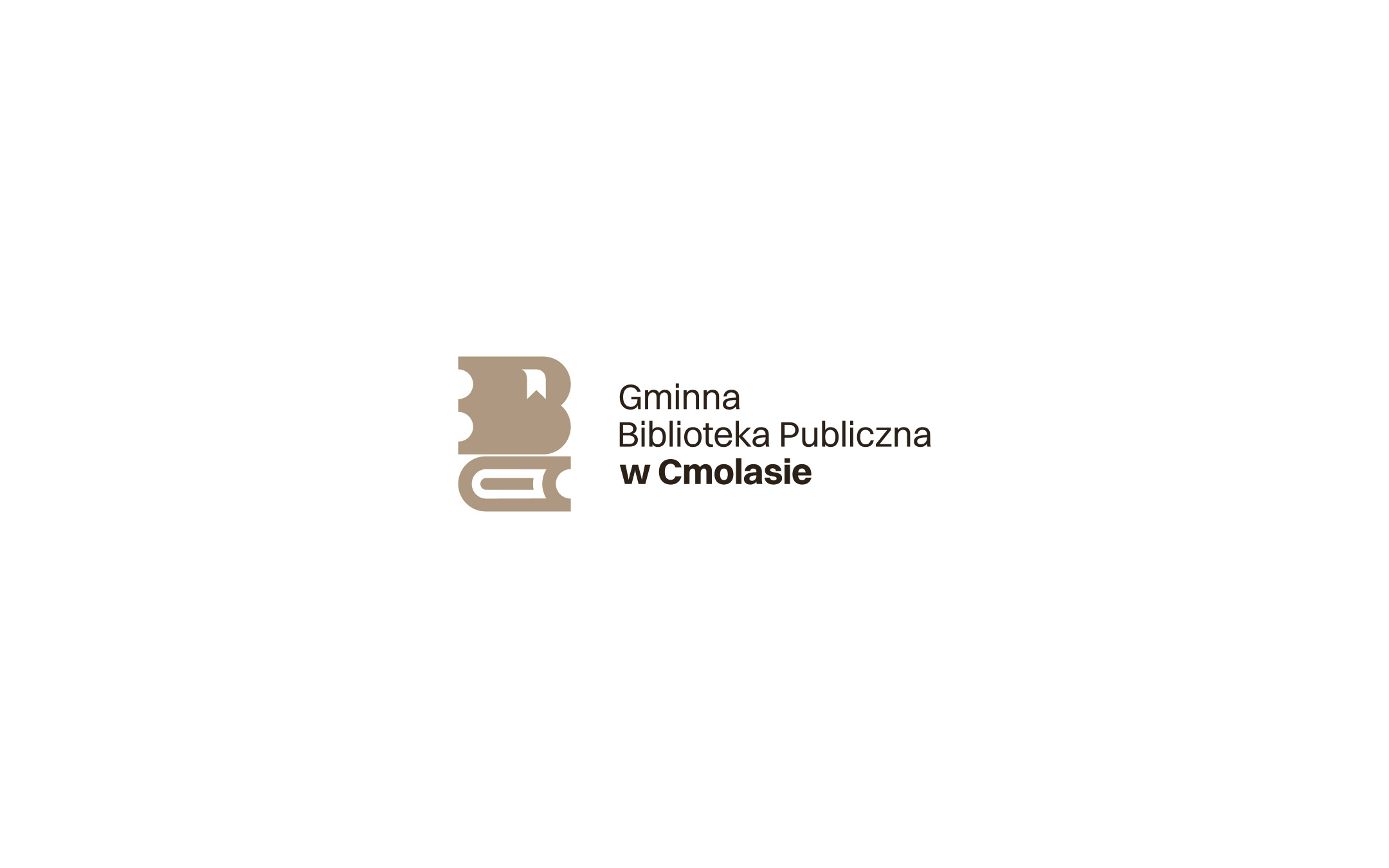 Logo dla biblioteki Cmolas - wersja podstawowa logo
