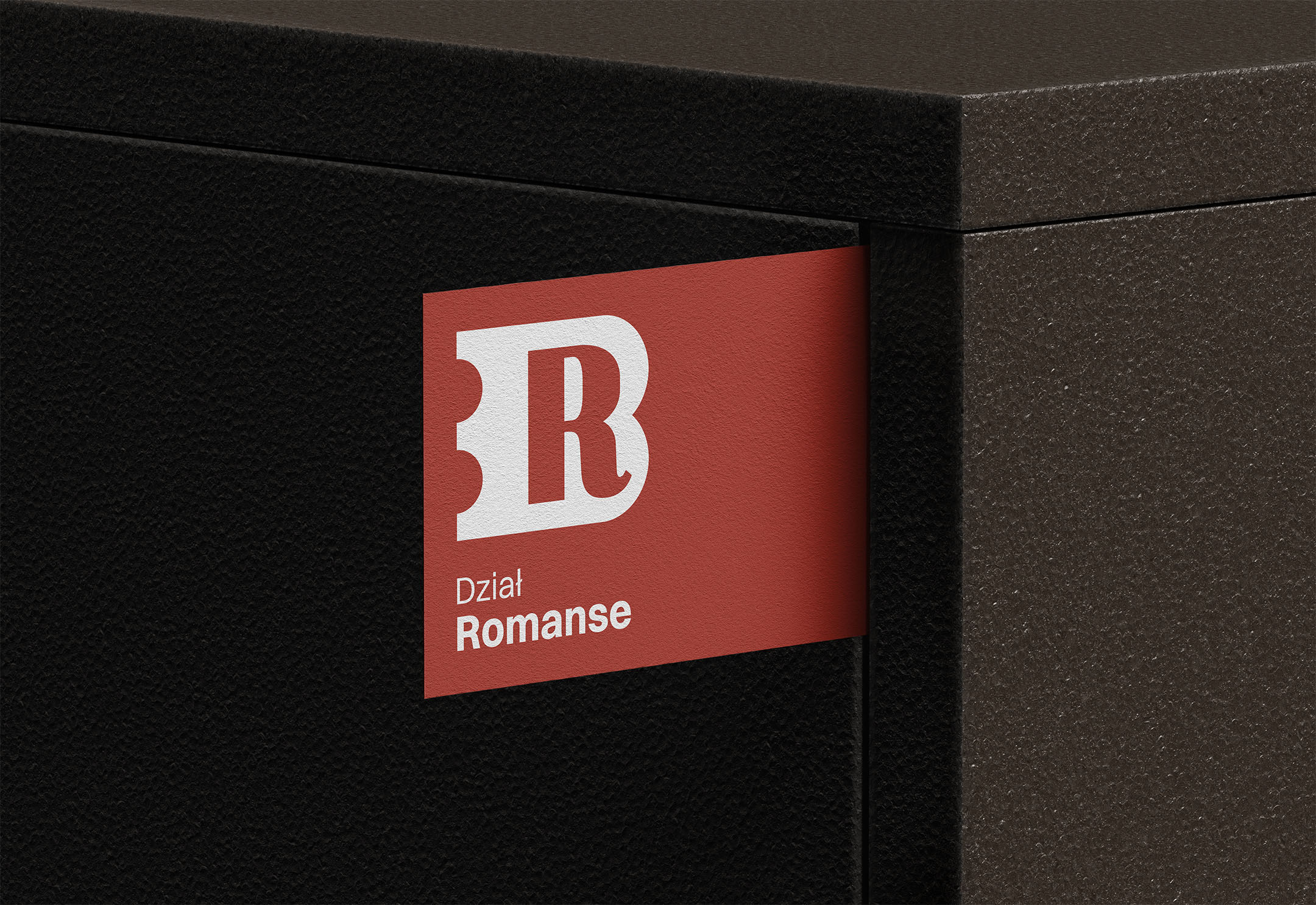 Oznaczenie kategorii zbiorów - wersja mniejsza, do szafek i szuflad