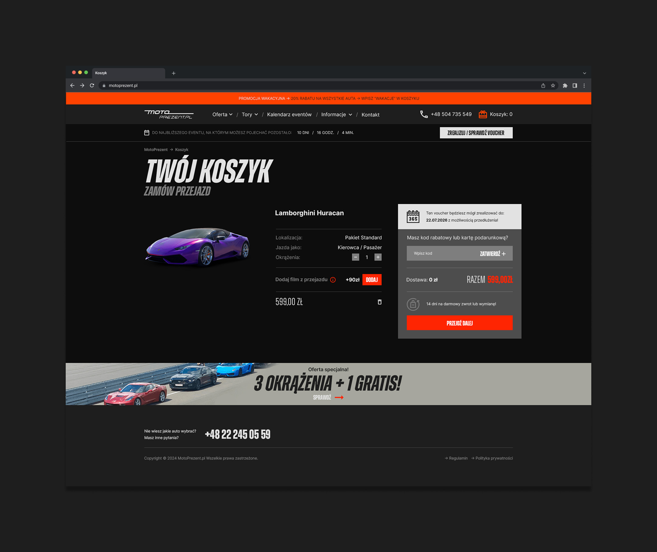 Koszyk - wersja desktop