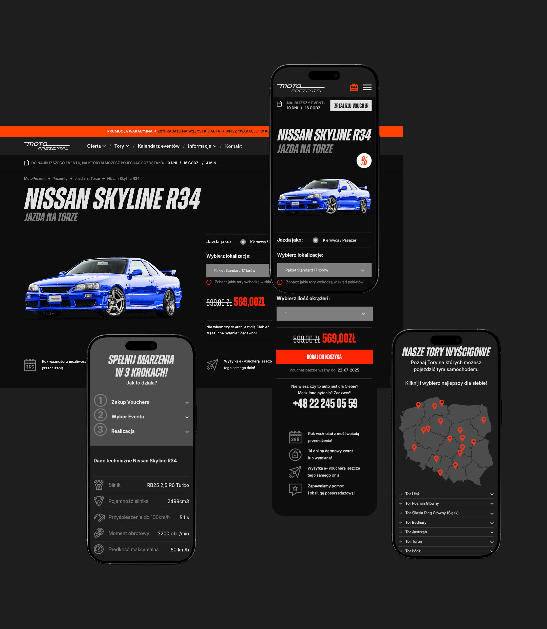 Karta produktu - widoki mobilne