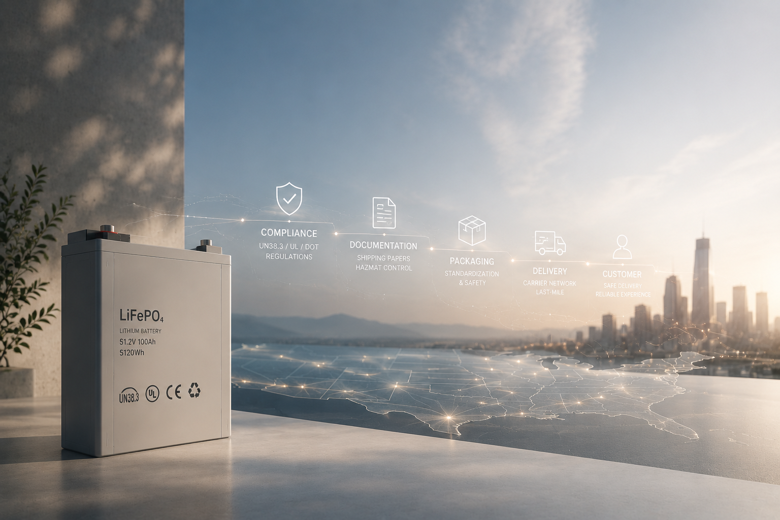 Lithium battery last-mile delivery and compliance solutions in the U.S. energy supply chain