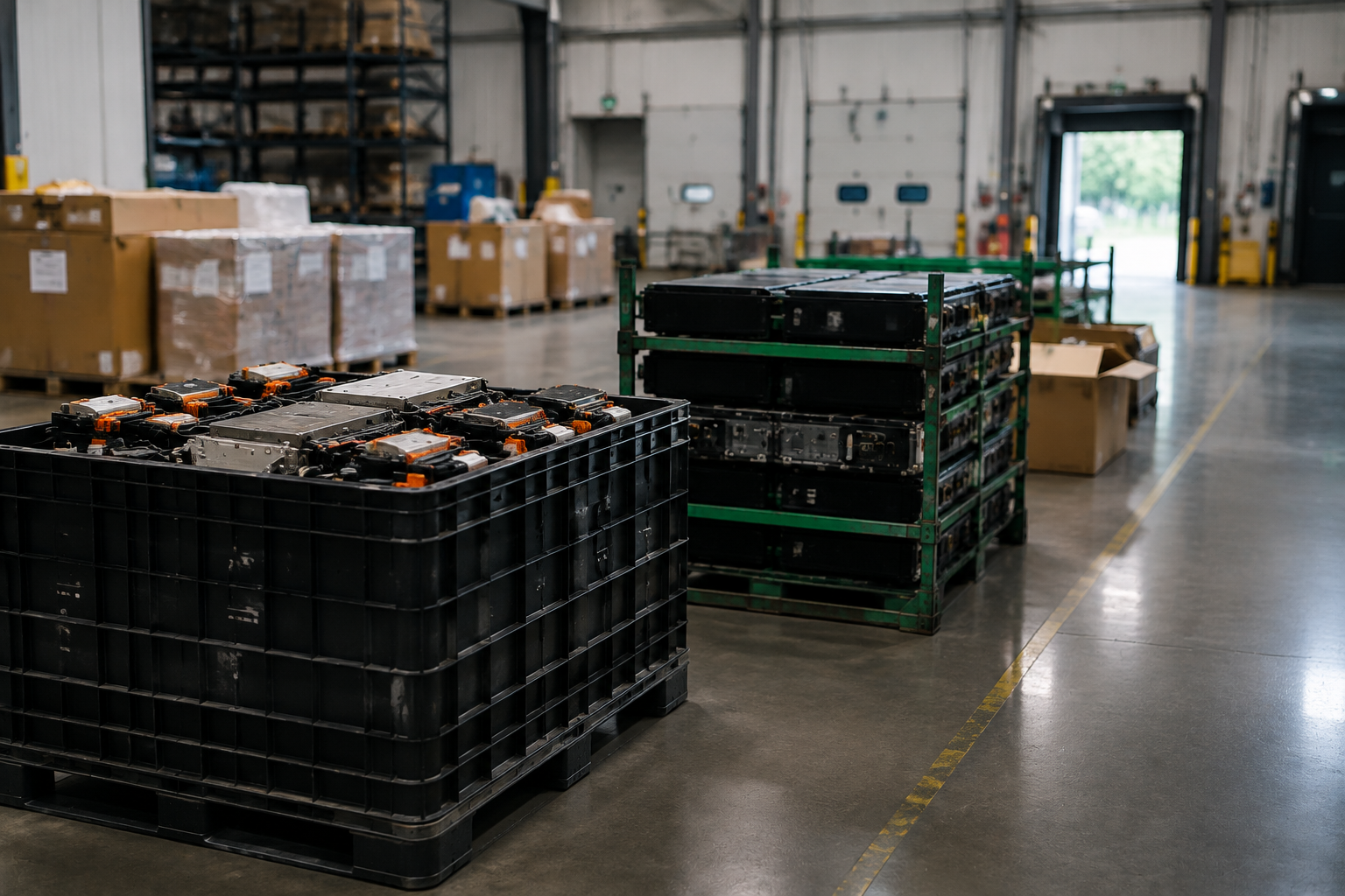 Battery lifecycle logistics and U.S. supply chain support