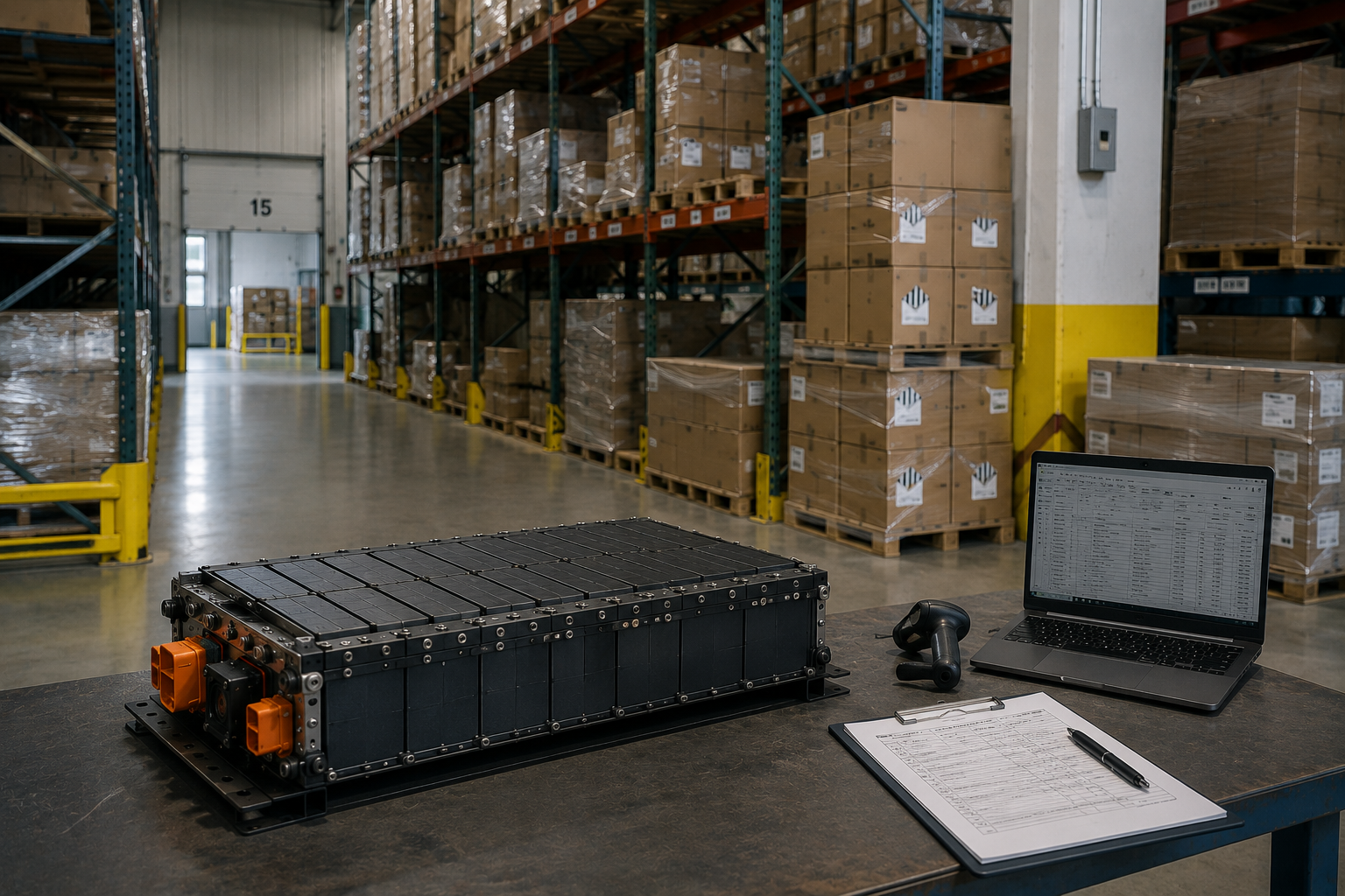 Lithium battery after-sales logistics and U.S. warehouse service operations