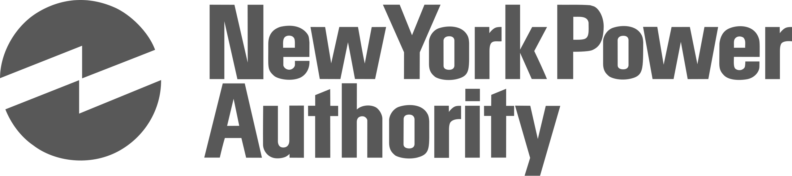New York Power Authority logo with stylized circular emblem and bold text.
