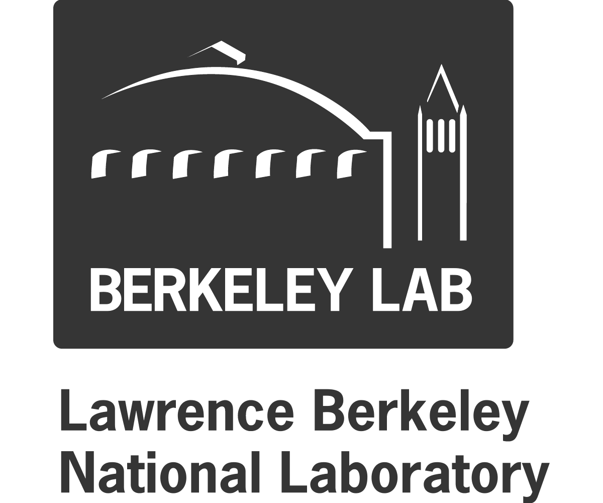 Logo of Berkeley Lab featuring an abstract building silhouette and the text 'BERKELEY LAB' with 'Lawrence Berkeley National Laboratory' below.