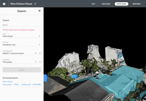 Import Point Clouds from DroneDeploy to AutoDesk