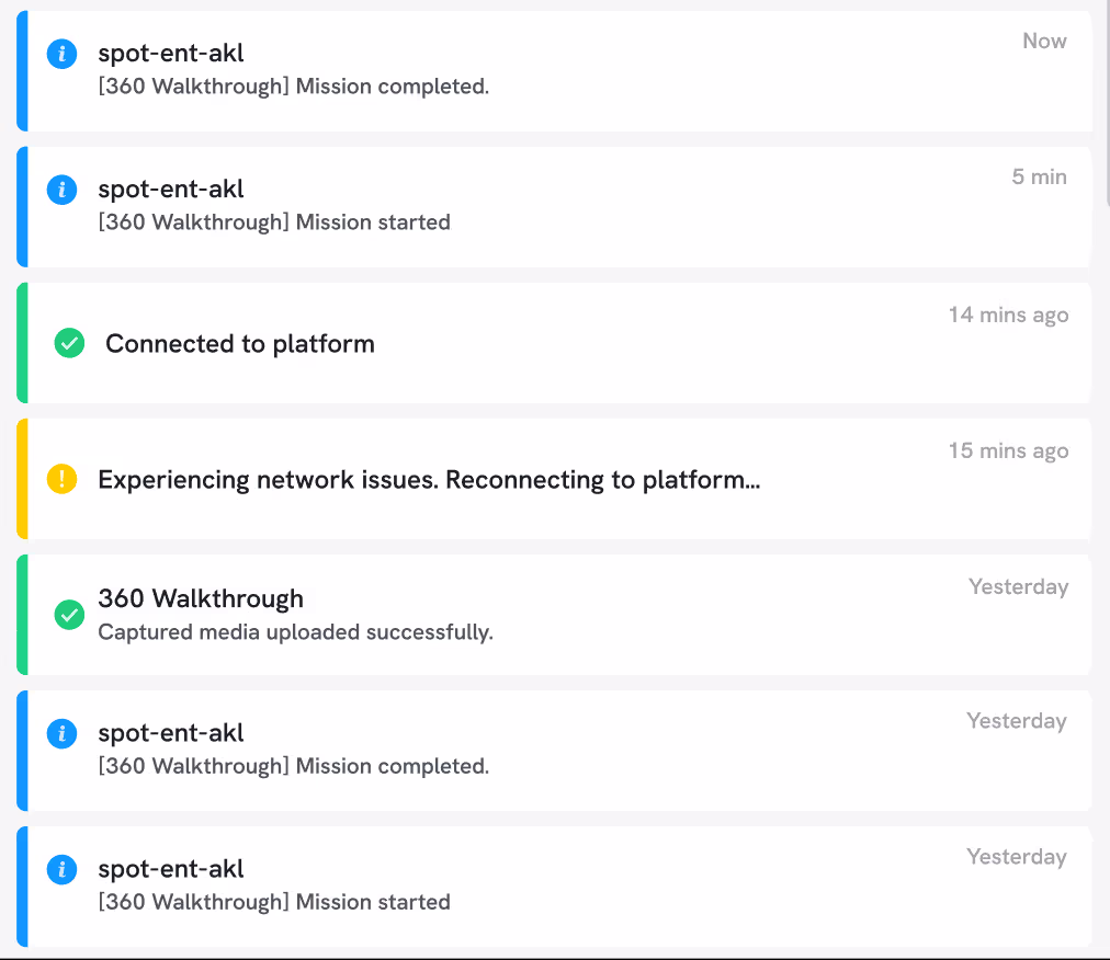 Browser notifications screenshot