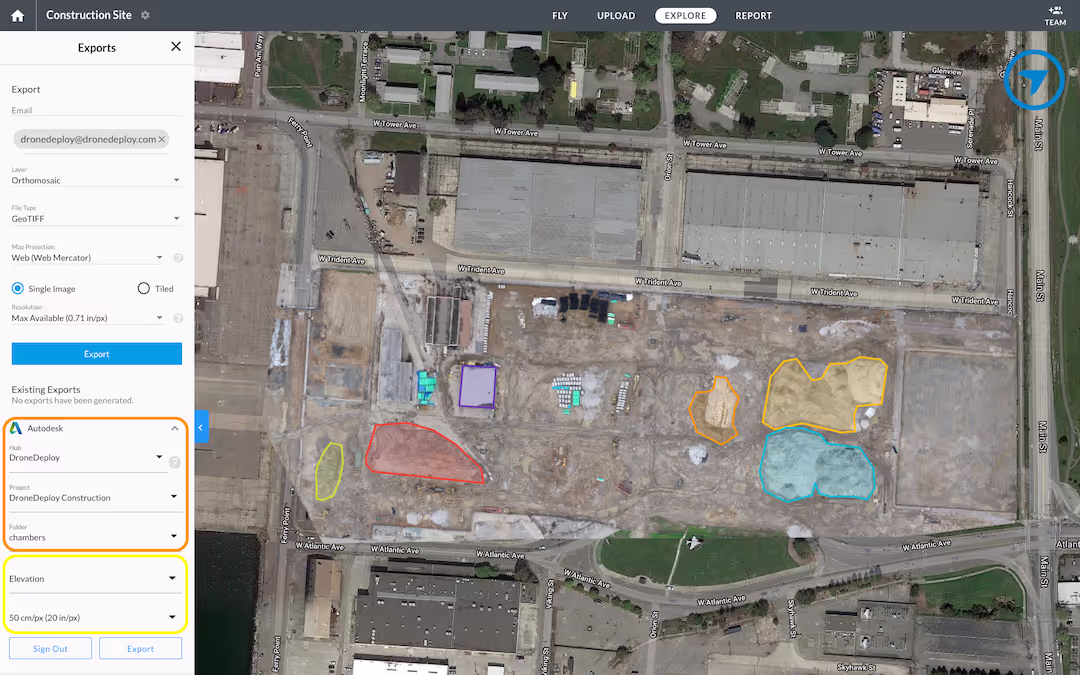 DroneDeploy's Autodesk Integration.