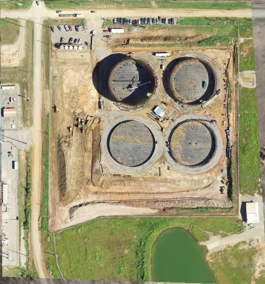 At a height of 60 feet and diameter of 151 feet, the sheer size of these tanks makes on-the-ground oversight a challenge.
