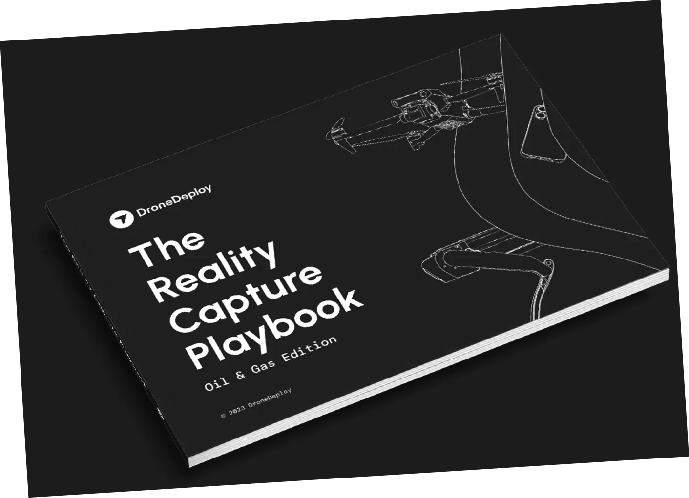 A slightly angled book titled, "The Reality Capture Playbook".