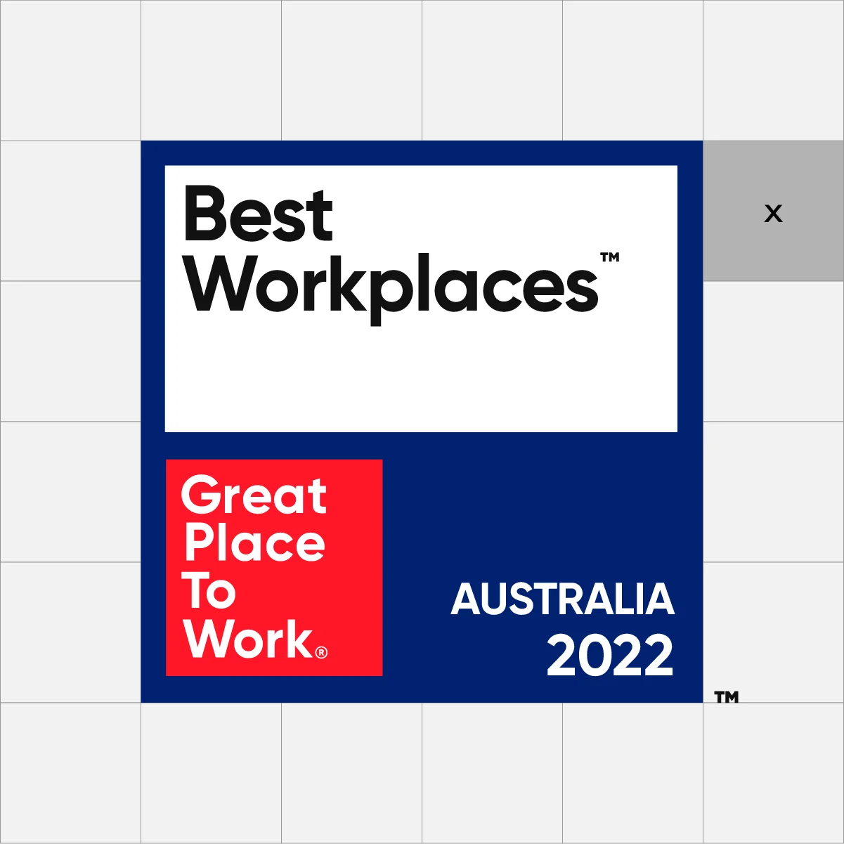 Best Workplaces Australia 2022 badge by Great Place to Work.