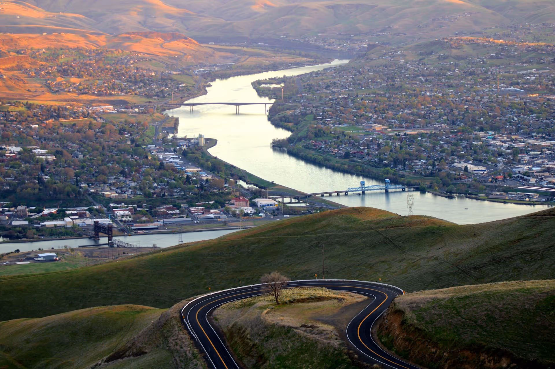 Image of the Lewis and Clark Valley from an elevated point of view, showcasing the landmark Snake River that separates the valley's towns. Photo by <a href="https://unsplash.com/@e_grey?utm_source=unsplash&utm_medium=referral&utm_content=creditCopyText">Ethan Grey</a> on <a href="https://unsplash.com/photos/aerial-view-of-city-near-river-during-daytime-KikDM4ELUKE?utm_source=unsplash&utm_medium=referral&utm_content=creditCopyText">Unsplash</a>
      