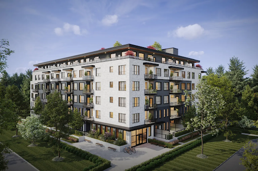 Transit oriented living 3D render of guildford the greatest 2