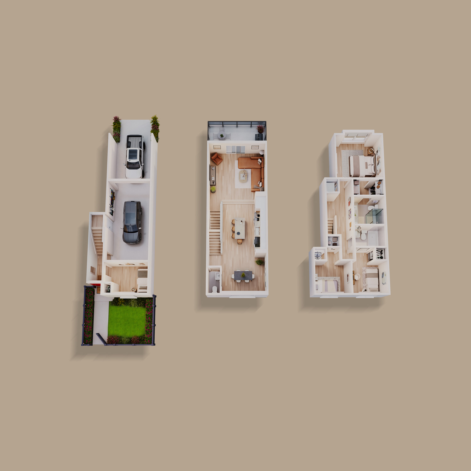 Queens Townhomes floor plan