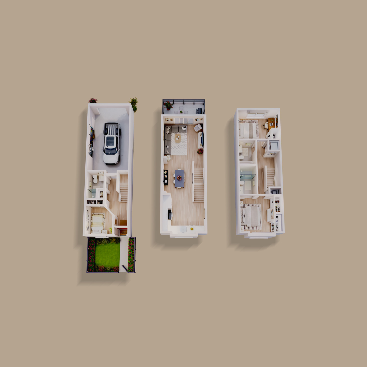 Queens Townhomes floor plan