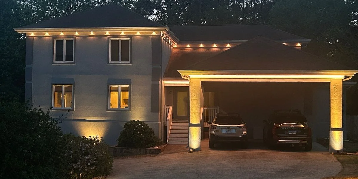 Permanent trim lighting cost with premium hardware and LED nodes. Permanent trim lighting cost with premium hardware and LED nodes.