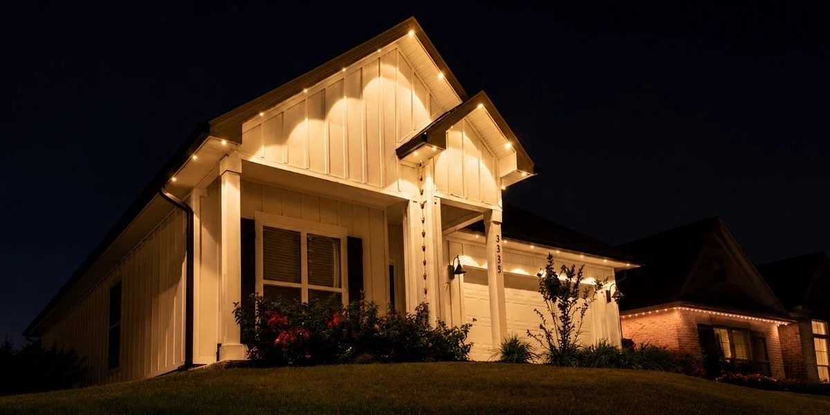 user-inserted permanent trim lighting home
