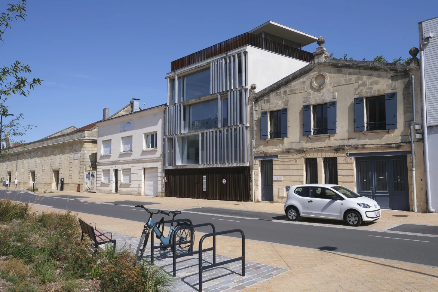 La devanture de l'école