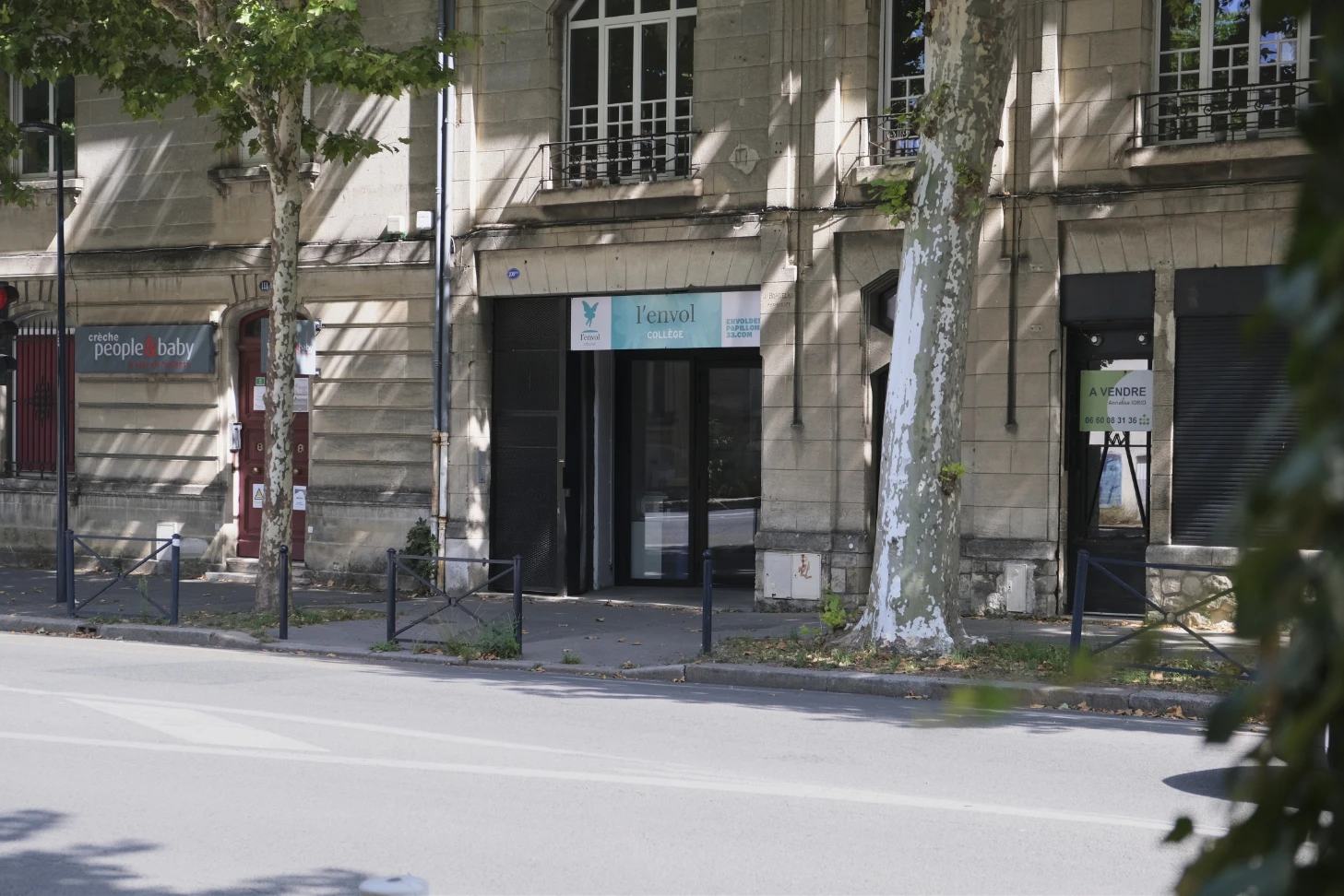 La devanture du collège