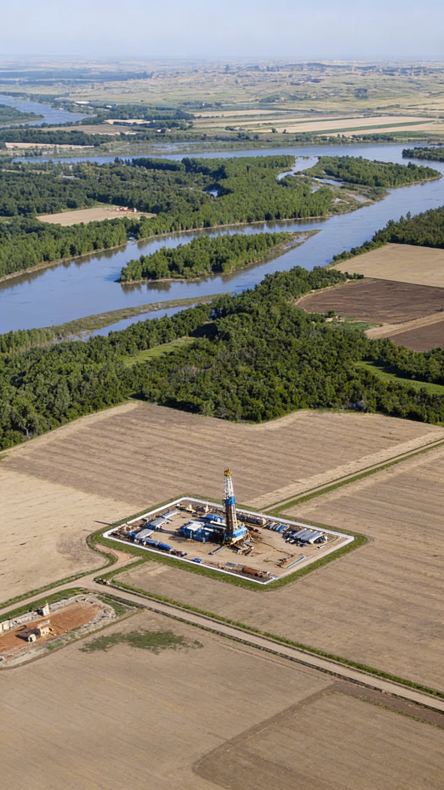 Environmental field consultant conducting site assessment for Phase I and II ESA project management