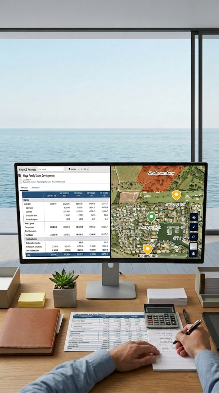 Oil and gas field wellsite representing Matidor oil and gas project management solution