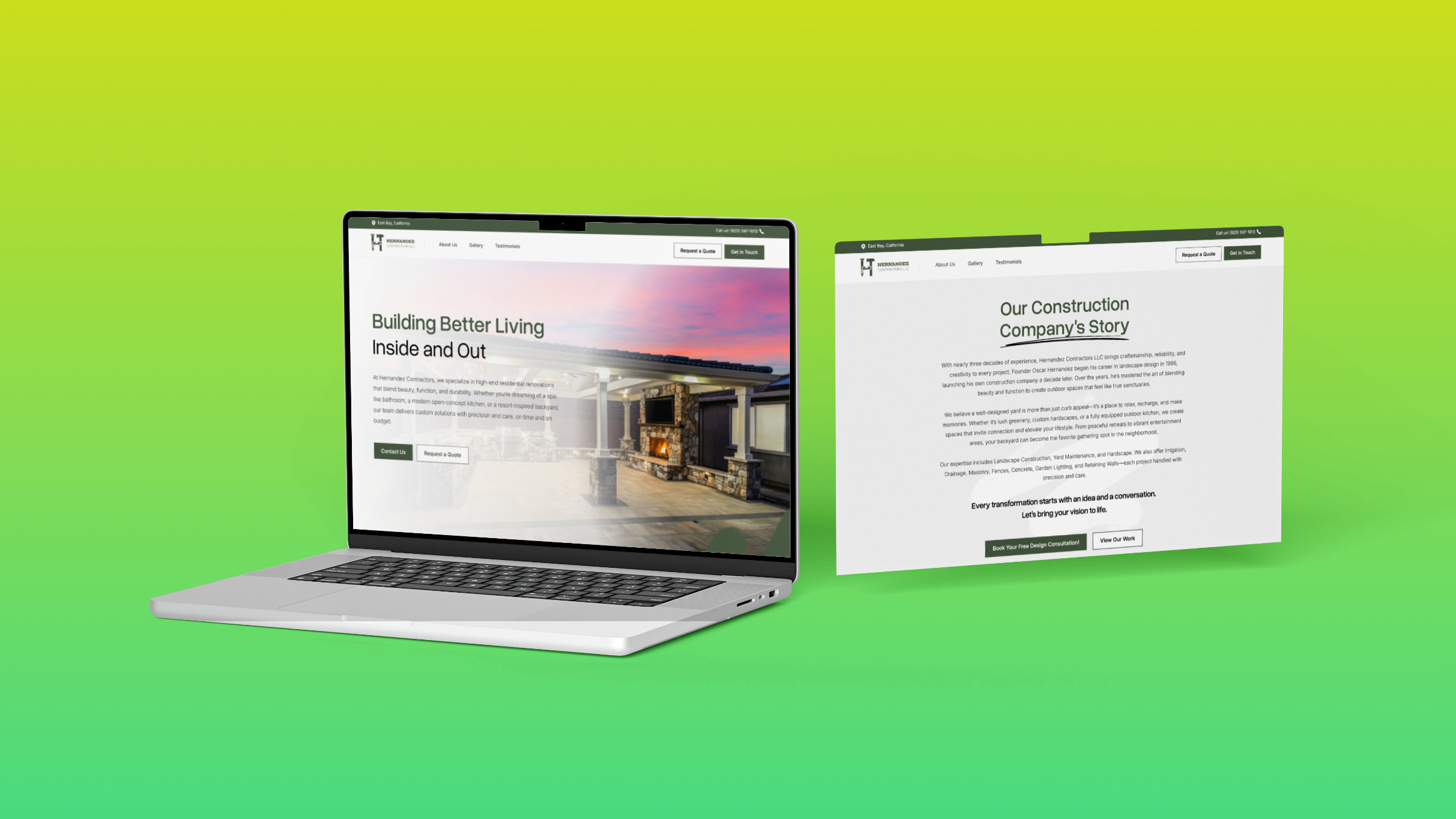 Two women sitting together indoors smiling while looking at a laptop screen.