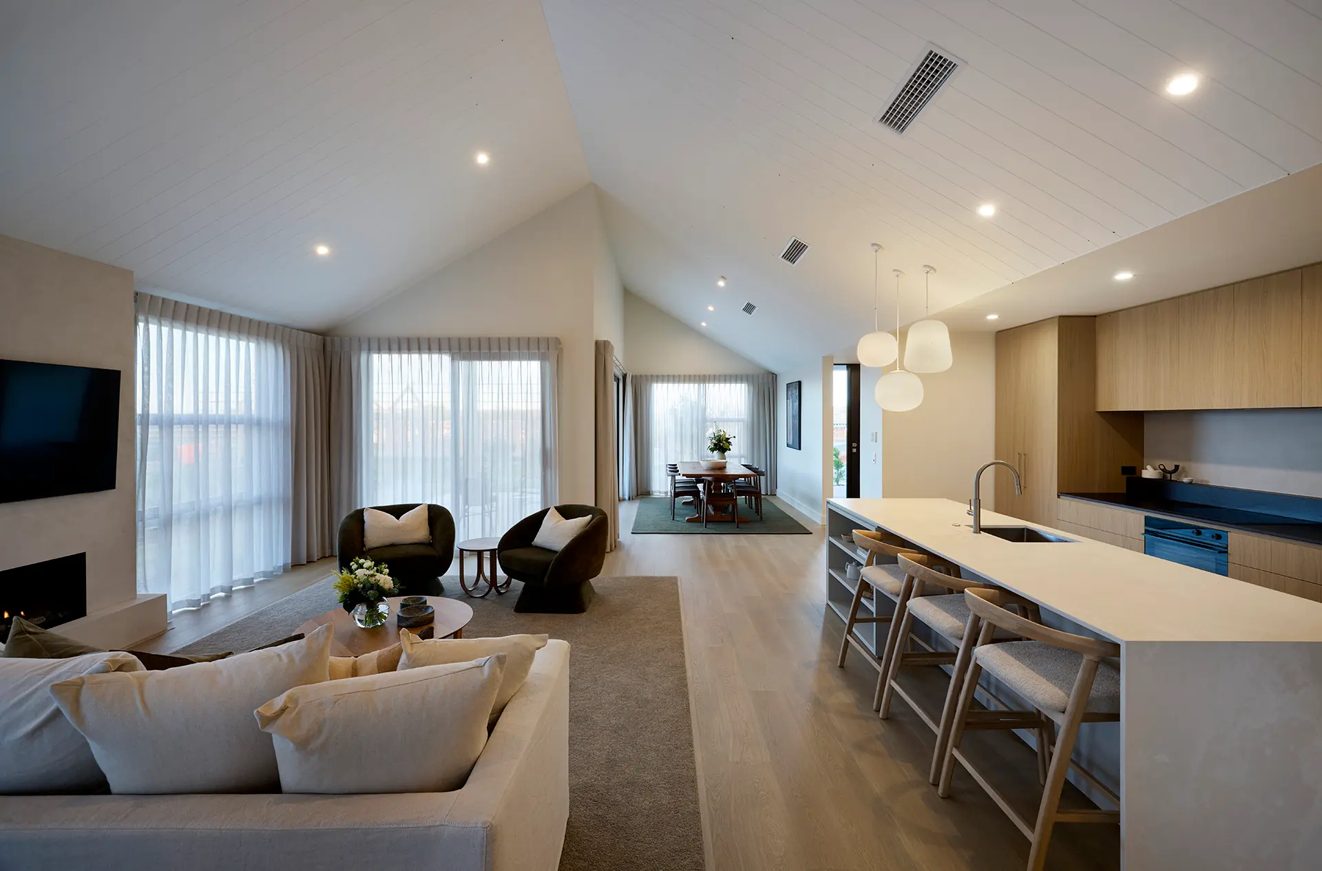 The grandkids having a run around outside