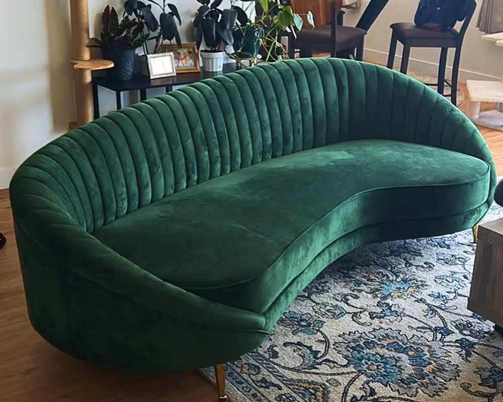 Green couch