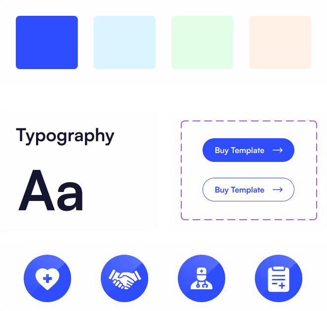 Cover page info swatch