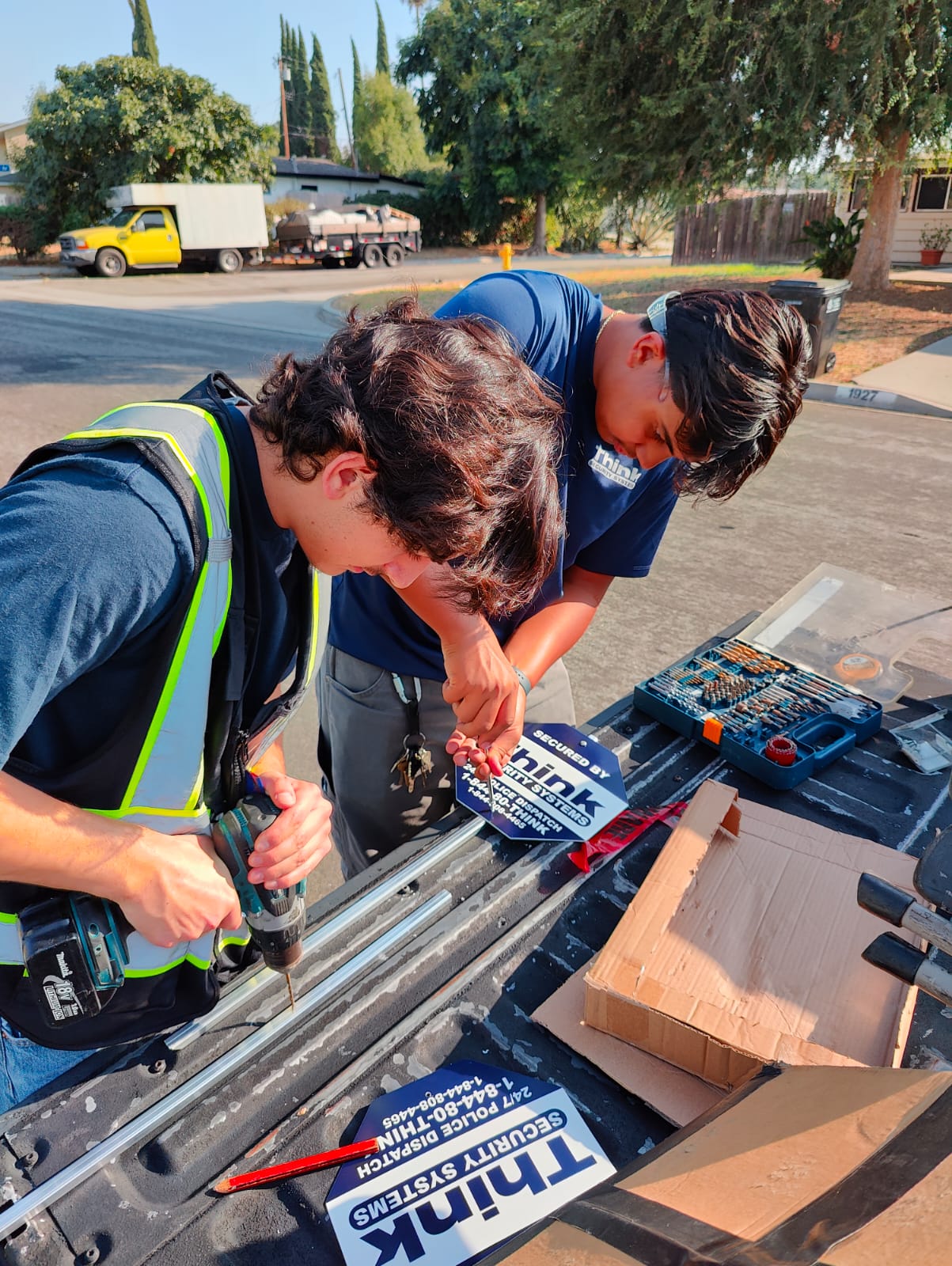 image of roofing contractor at work