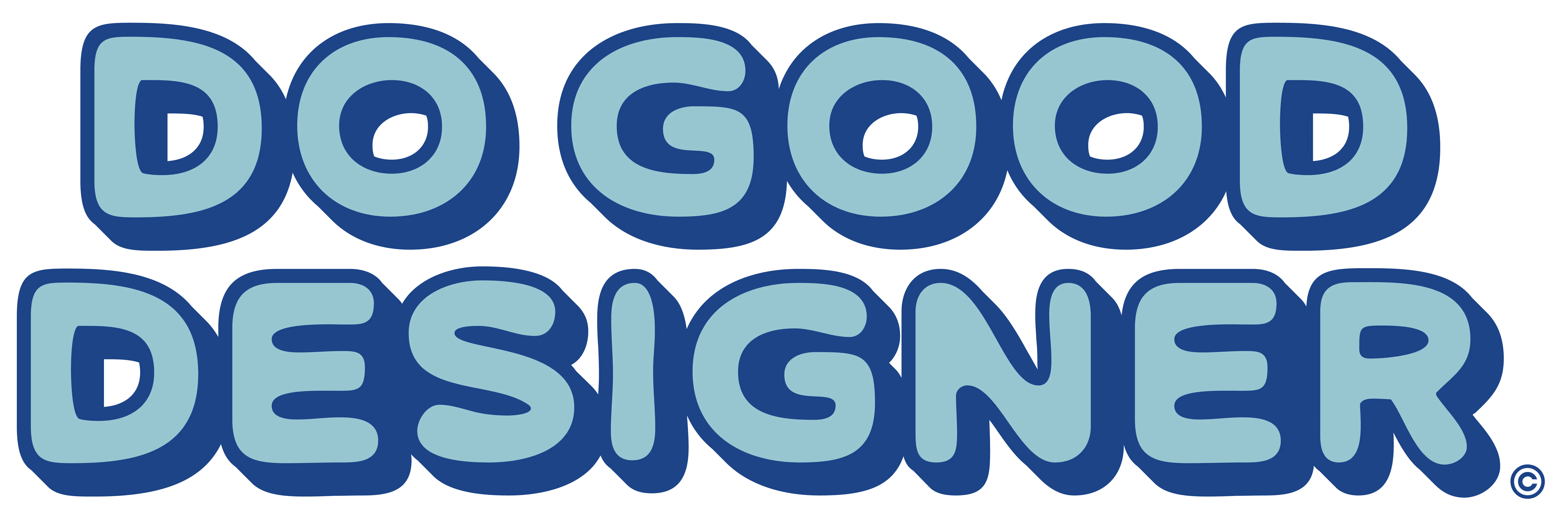 Word mark logo for the Do Good Designer.