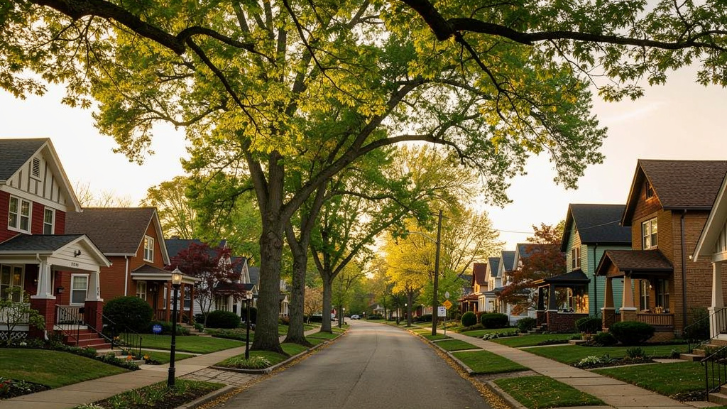 Clintonville neighborhood in Columbus, Ohio - Donkey Dumpster junk removal service area