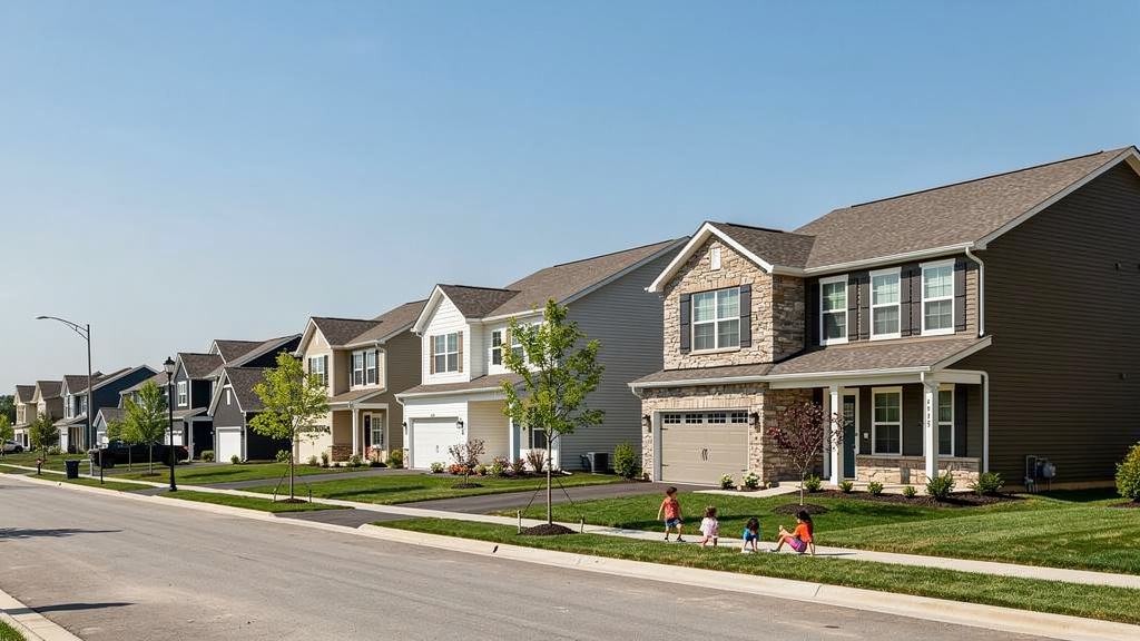 Powell neighborhood in Columbus, Ohio - Donkey Dumpster junk removal service area