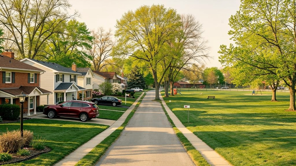 Gahanna neighborhood in Columbus, Ohio - Donkey Dumpster junk removal service area