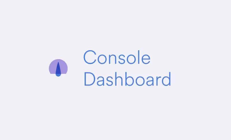 Console Dashboard|Console Dashboard