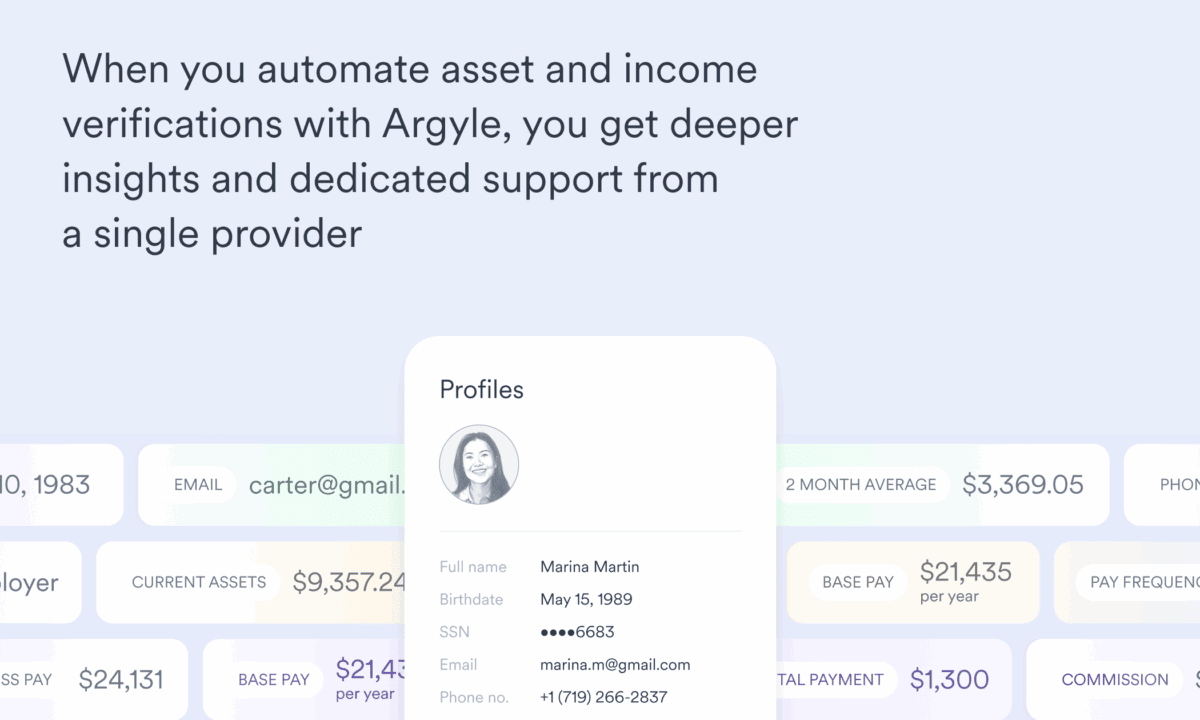 verification of assets