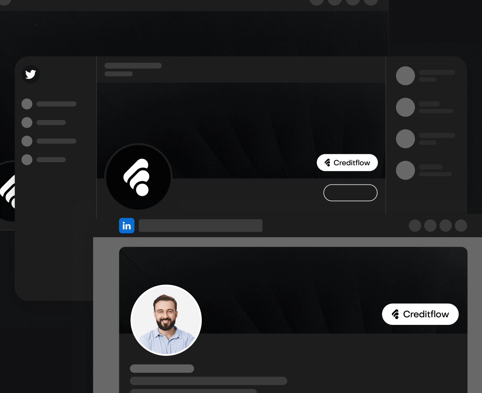 Creditflow - Social Media Assets - Bank Webflow Template | BRIX Templates