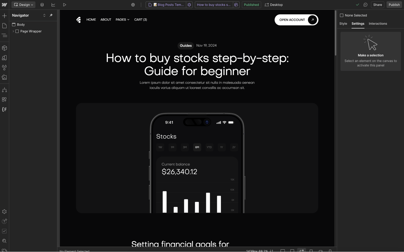 CMS Page - Creditflow Webflow Template | BRIX Templates