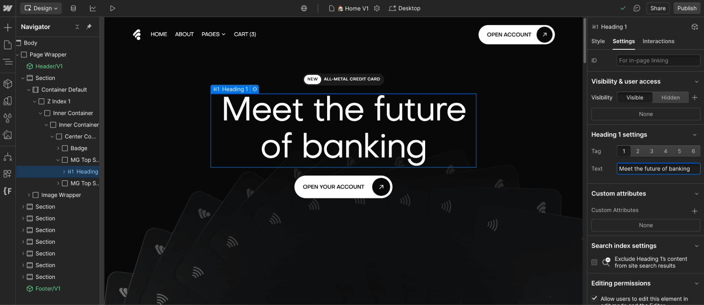 Static Content - Creditflow Webflow Template | BRIX Templates