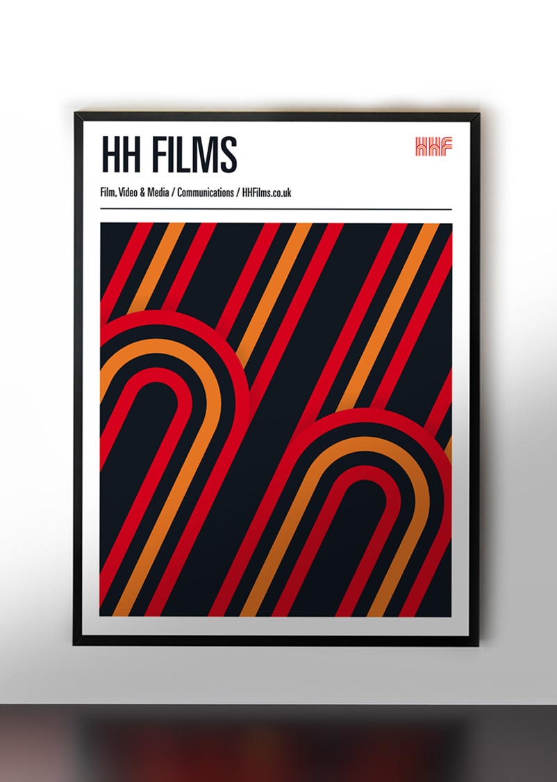 The HH Films Logo in a Frame