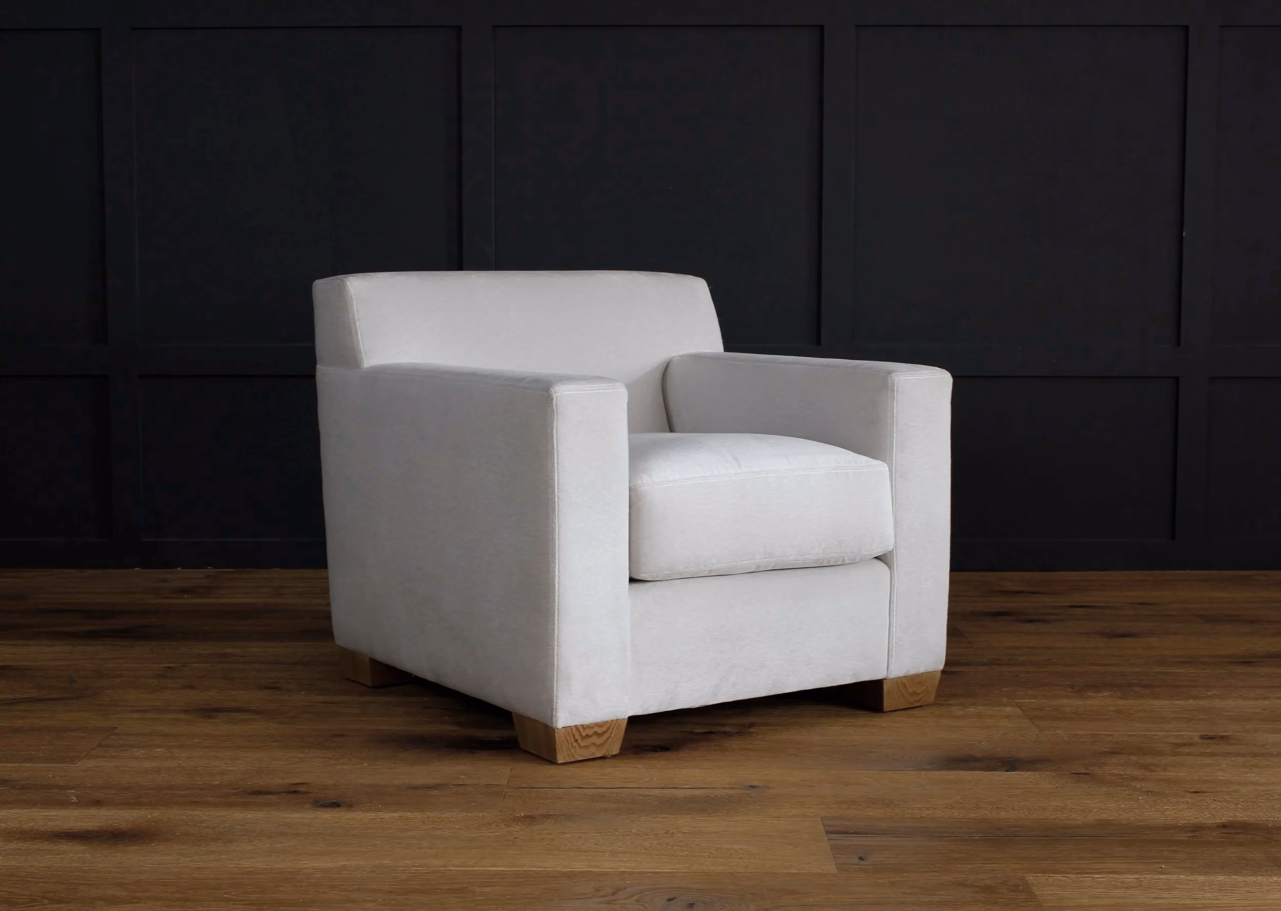 Hutton chair 3/4 view
