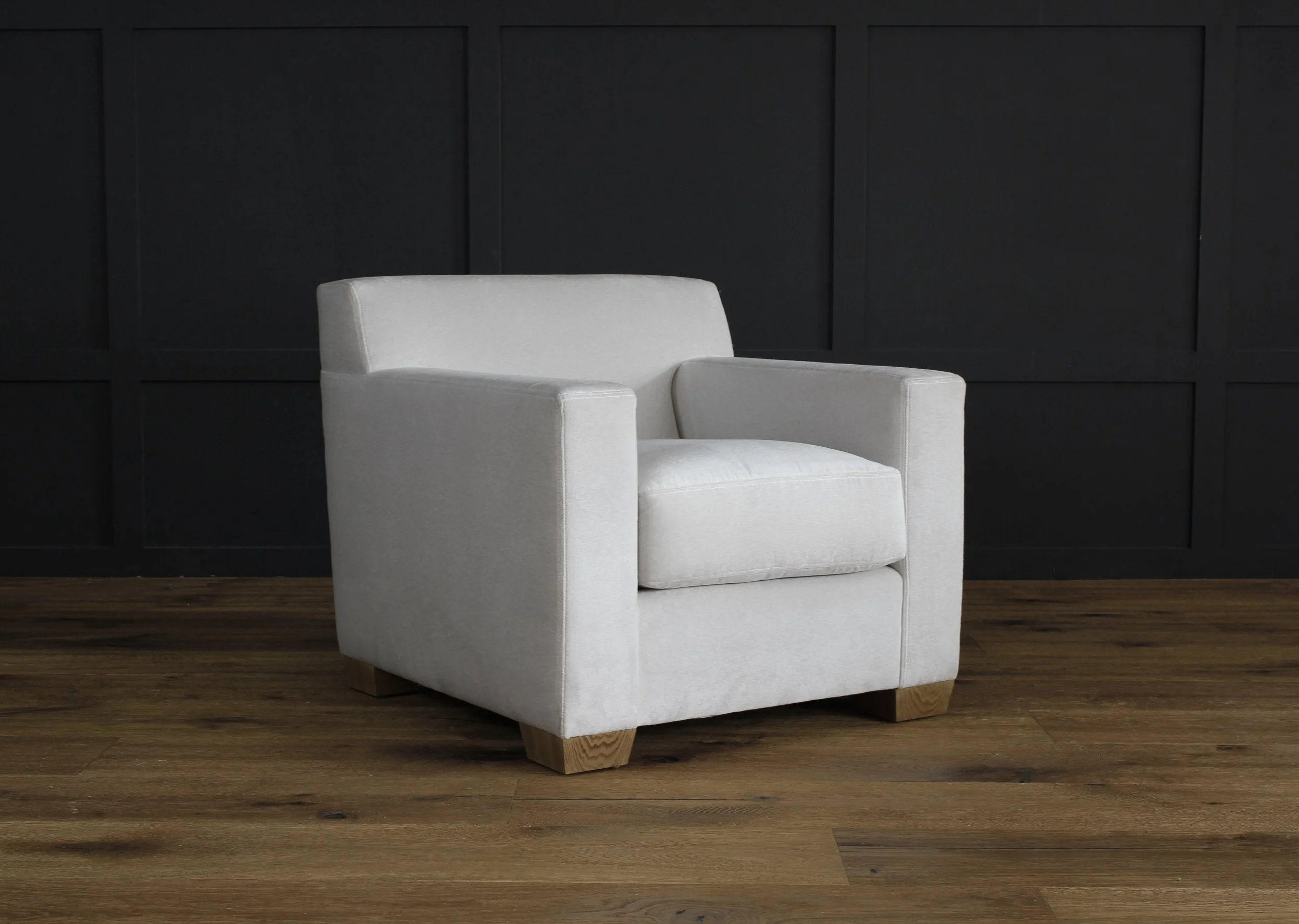 Hutton chair 3/4 view