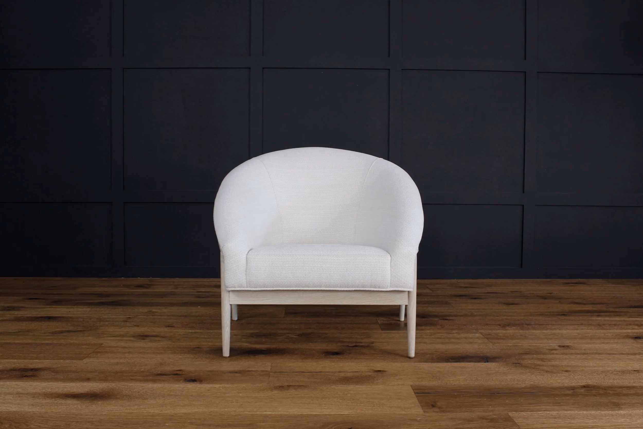 Rose white chair front