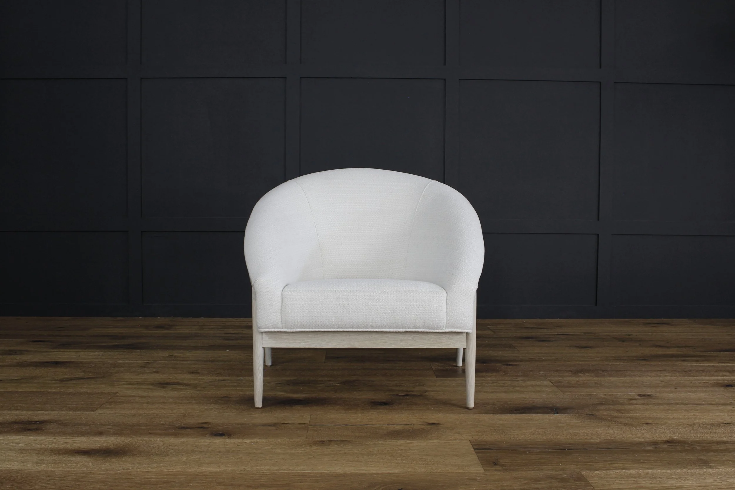 Rose white chair front