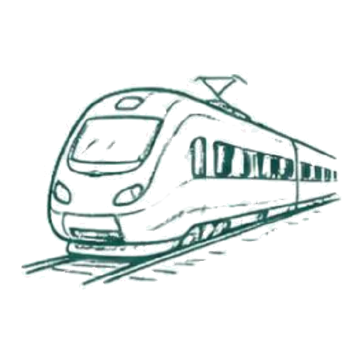 Zug-Symbol für Anreise per Bahn nach Kassel