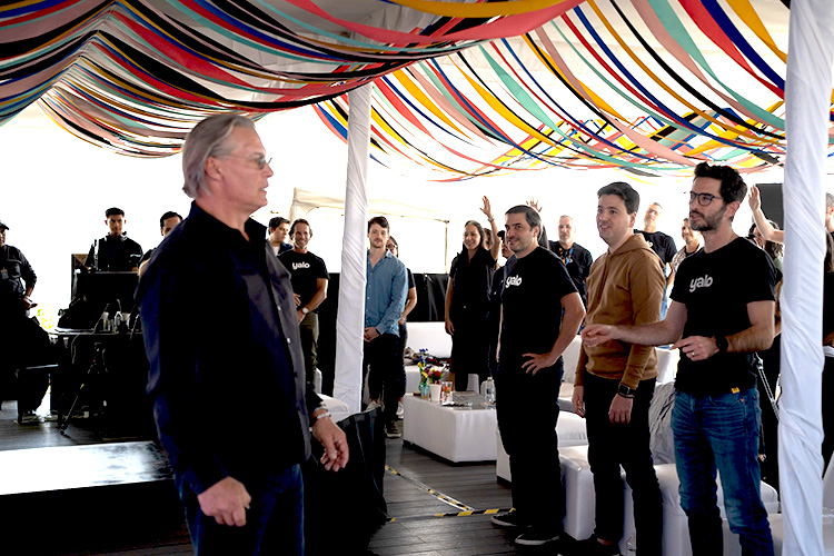 Speaking at Yalo in Mexico