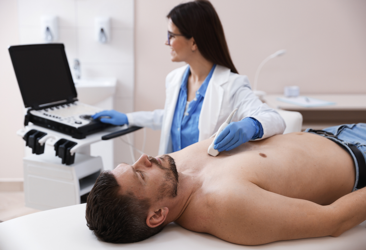 image of a doctor talking to a patient