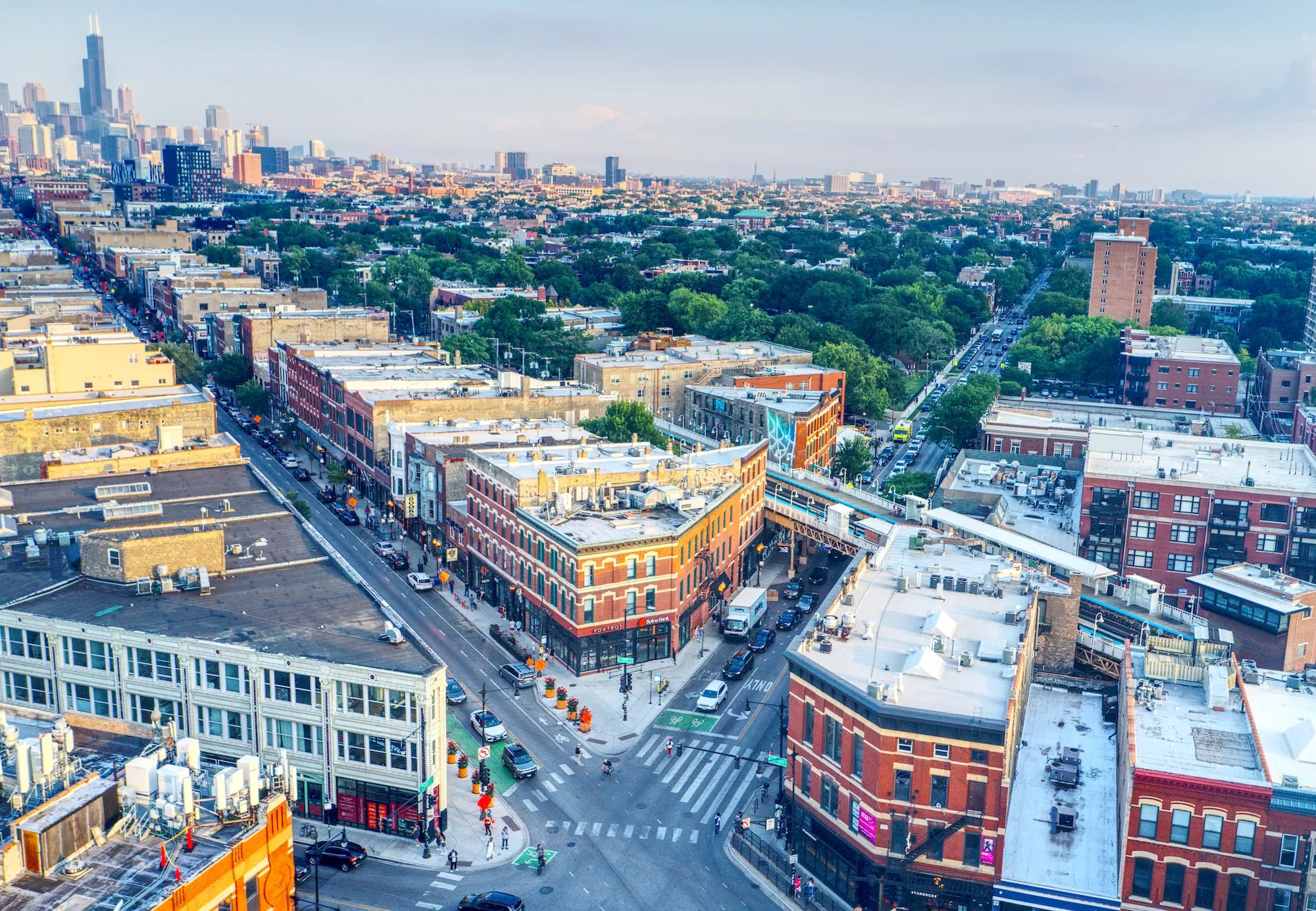Wicker Park neighborhood served by Wood Contracting